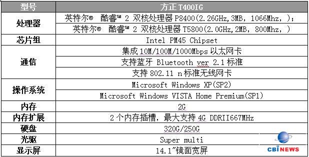 方正T400