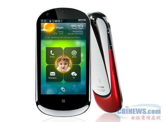 联想发布了采用谷歌Android操作系统的智能手机乐phone