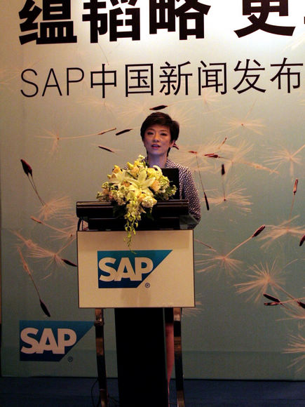 SAP中国区总裁萧洁云发布SAP 2011年第一季度业绩报告